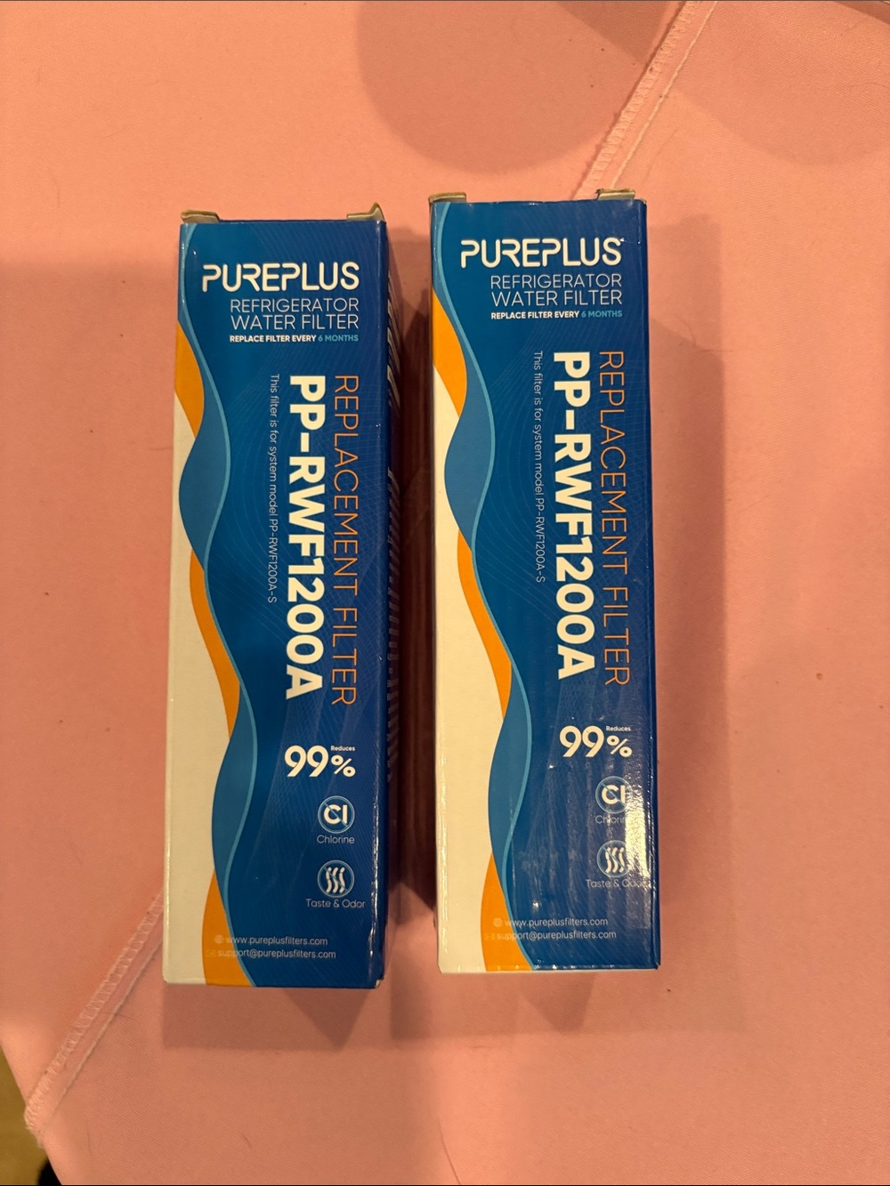 RWF1200A Pureplus Refrigerator Water Filters. Set of 2